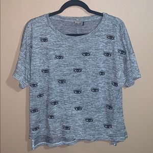 Anthropologie eyeball t-shirt